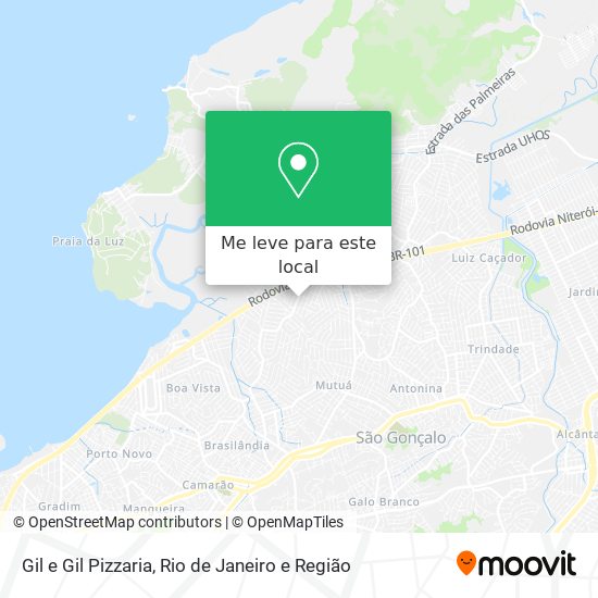 Gil e Gil Pizzaria mapa