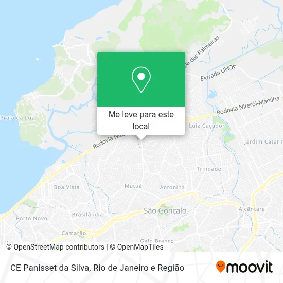 CE Panisset da Silva mapa