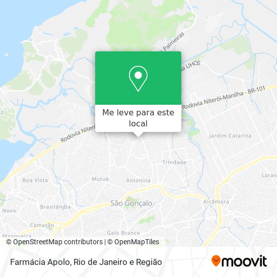 Farmácia Apolo mapa