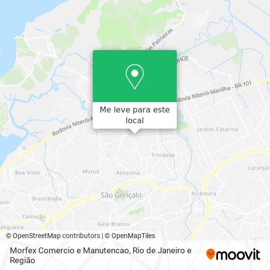 Morfex Comercio e Manutencao mapa