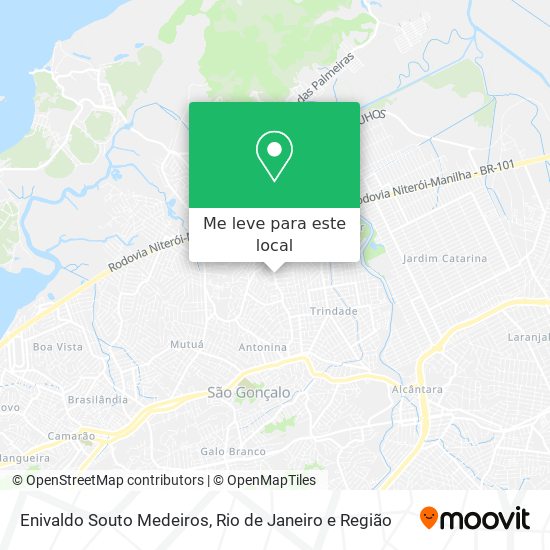 Enivaldo Souto Medeiros mapa