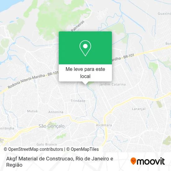 Akgf Material de Construcao mapa