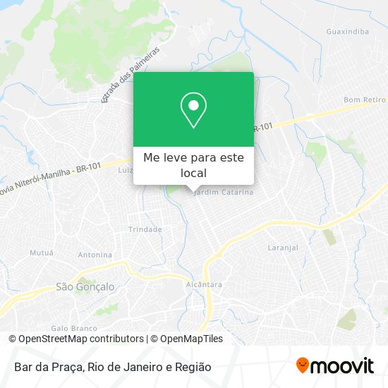 Bar da Praça mapa
