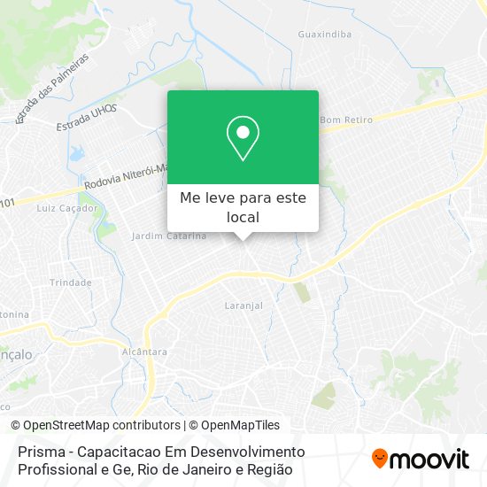 Prisma - Capacitacao Em Desenvolvimento Profissional e Ge mapa