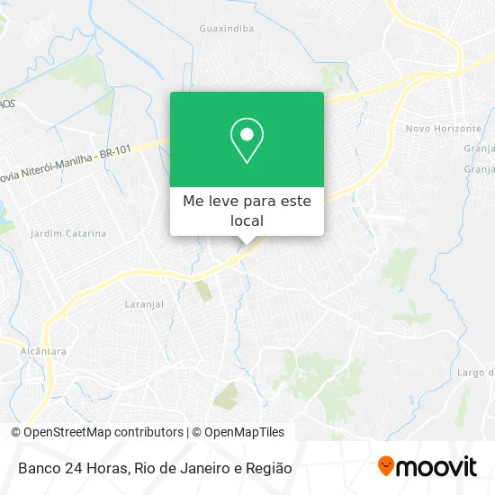 Banco 24 Horas mapa
