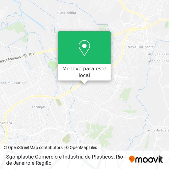 Sgonplastic Comercio e Industria de Plasticos mapa