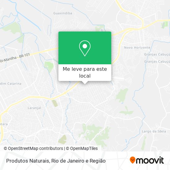 Produtos Naturais mapa