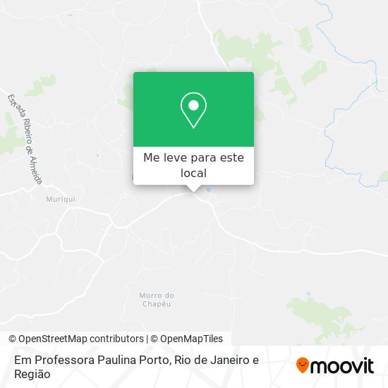 Em Professora Paulina Porto mapa
