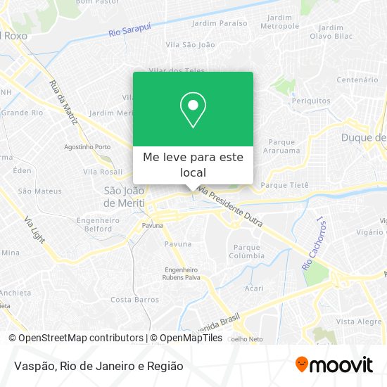 Vaspão mapa