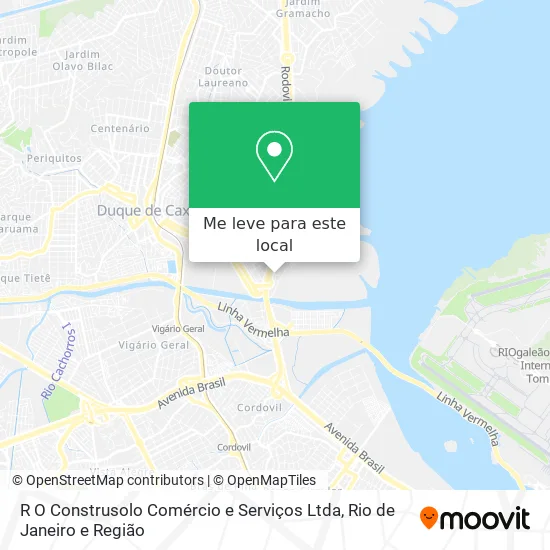 R O Construsolo Comércio e Serviços Ltda mapa