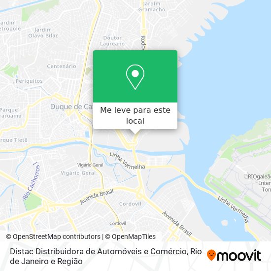Distac Distribuidora de Automóveis e Comércio mapa