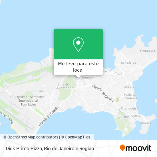Disk Primo Pizza mapa