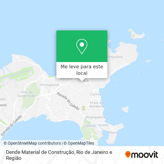 Dende Material de Construção mapa