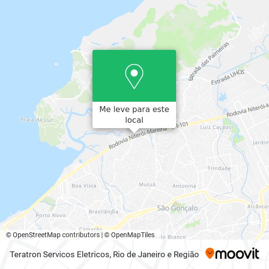 Teratron Servicos Eletricos mapa