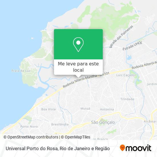 Universal Porto do Rosa mapa
