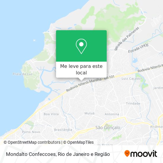 Mondalto Confeccoes mapa