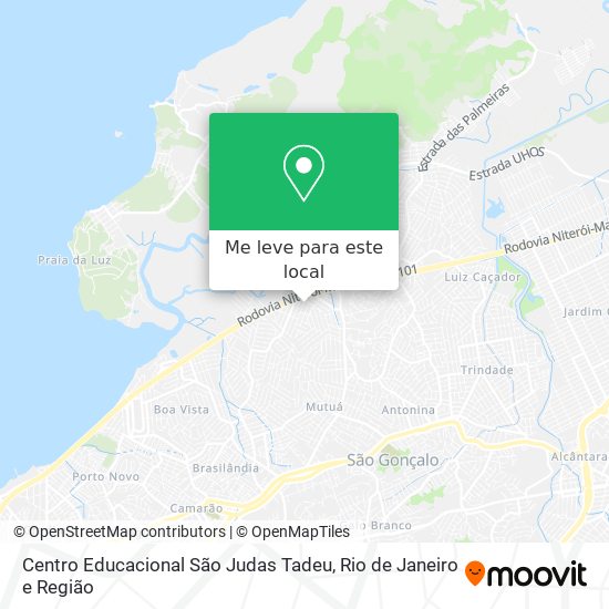 Centro Educacional São Judas Tadeu mapa