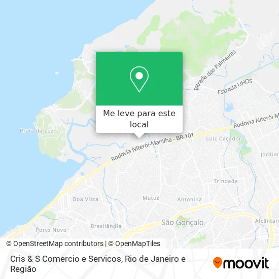 Cris & S Comercio e Servicos mapa