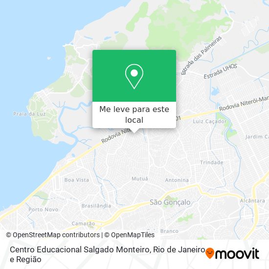 Centro Educacional Salgado Monteiro mapa