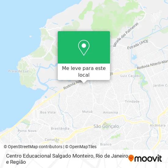 Centro Educacional Salgado Monteiro mapa