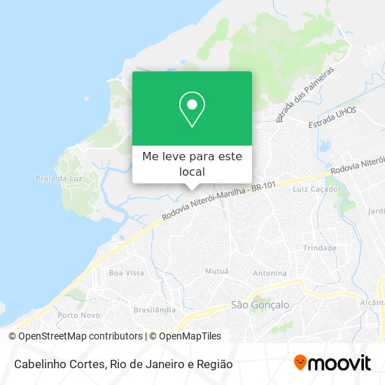 Cabelinho Cortes mapa