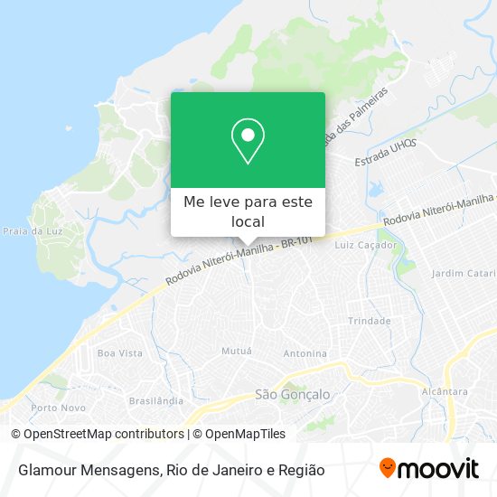 Glamour Mensagens mapa