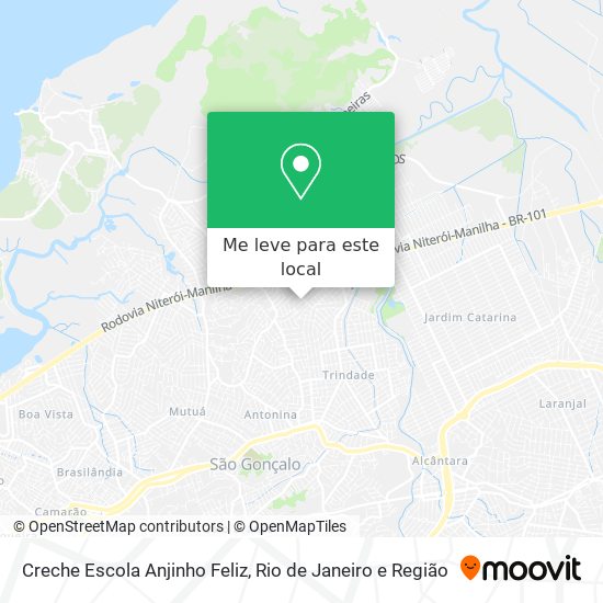 Creche Escola Anjinho Feliz mapa
