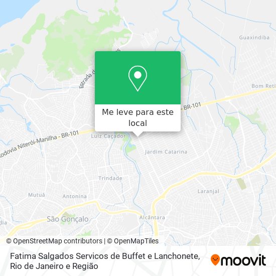 Fatima Salgados Servicos de Buffet e Lanchonete mapa