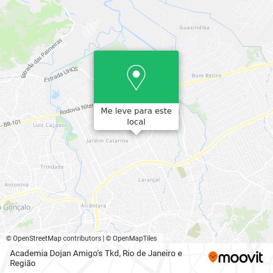 Academia Dojan Amigo's Tkd mapa