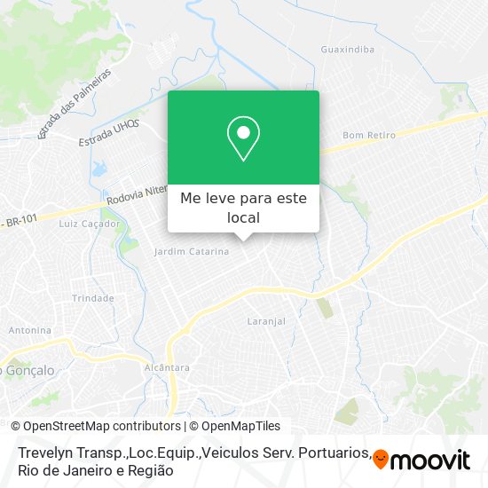 Trevelyn Transp.,Loc.Equip.,Veiculos Serv. Portuarios mapa