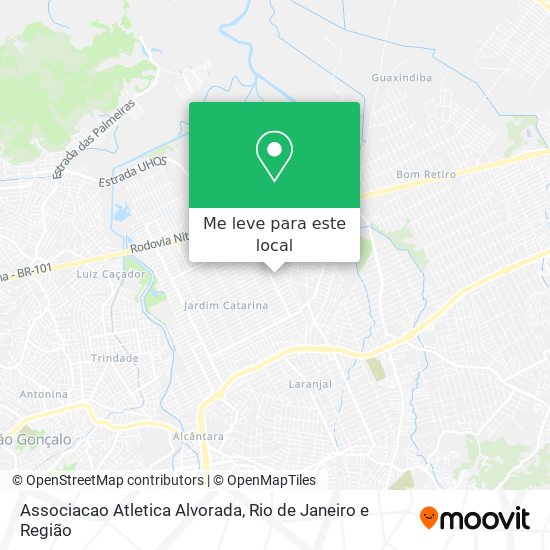 Associacao Atletica Alvorada mapa