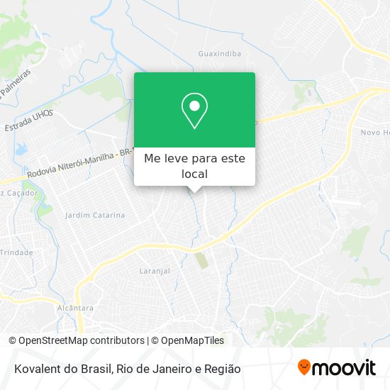 Kovalent do Brasil mapa