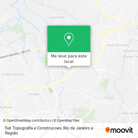 Sat Topografia e Construcoes mapa