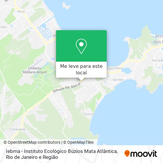 Iebma - Instituto Ecológico Búzios Mata Atlântica mapa