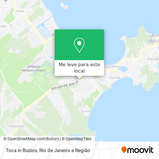 Toca in Buzios mapa