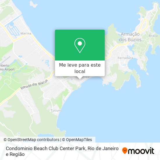 Condominio Beach Club Center Park mapa