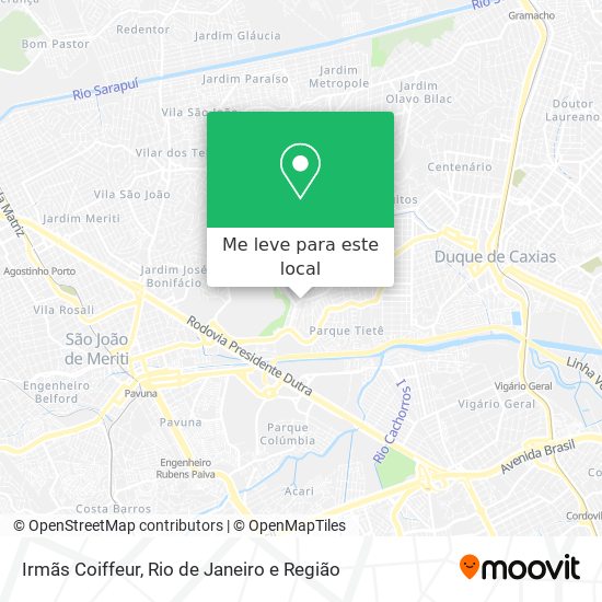 Irmãs Coiffeur mapa