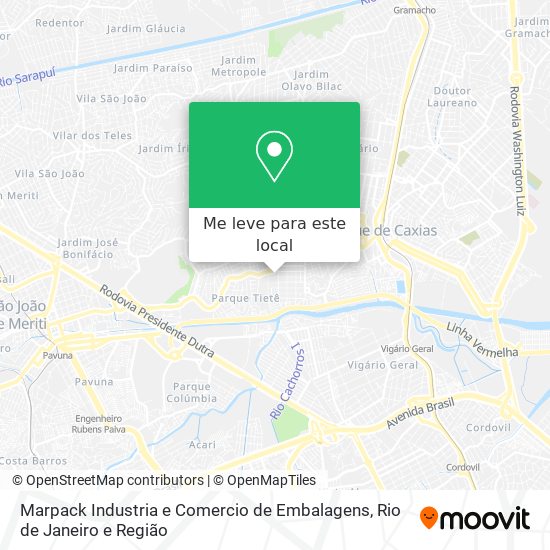 Marpack Industria e Comercio de Embalagens mapa