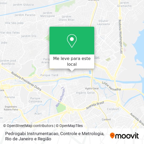 Pedrogabi Instrumentacao, Controle e Metrologia mapa