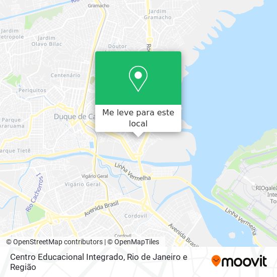 Centro Educacional Integrado mapa