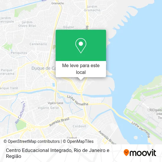 Centro Educacional Integrado mapa