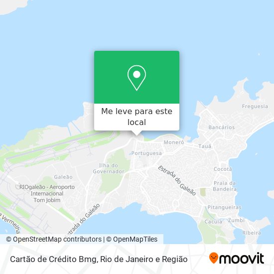 Cartão de Crédito Bmg mapa