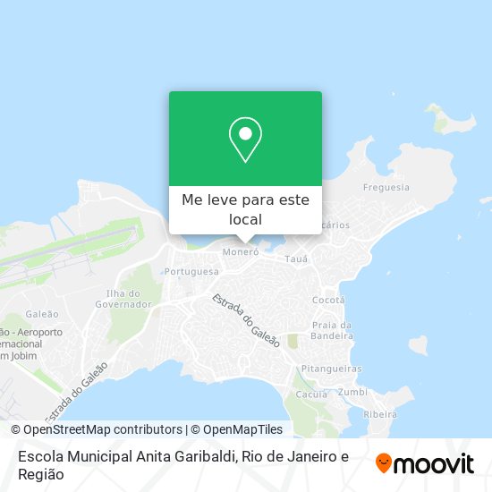 Escola Municipal Anita Garibaldi mapa
