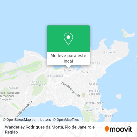 Wanderley Rodrigues da Motta mapa