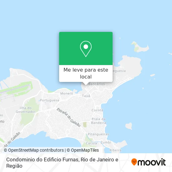 Condominio do Edificio Furnas mapa