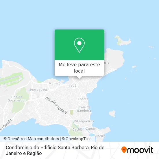Condominio do Edificio Santa Barbara mapa