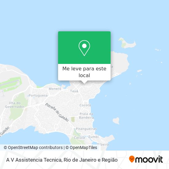 A V Assistencia Tecnica mapa