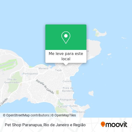 Pet Shop Paranapua mapa