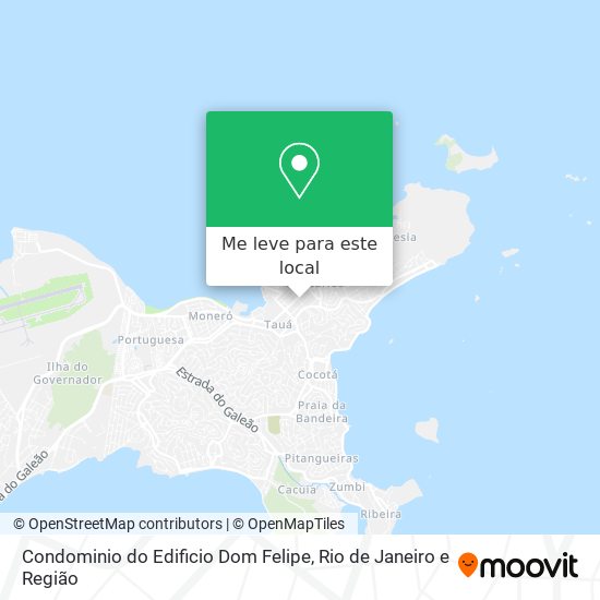 Condominio do Edificio Dom Felipe mapa