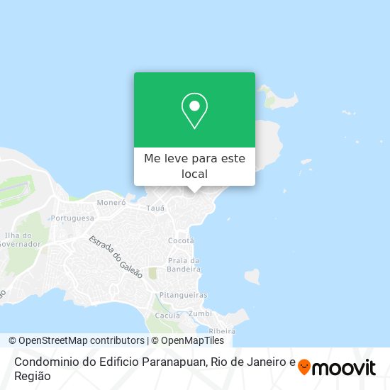 Condominio do Edificio Paranapuan mapa